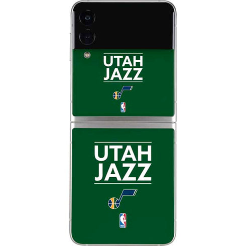 NBA Utah Jazz Standard - Yellow Galaxy Z Flip4 5G Skin
